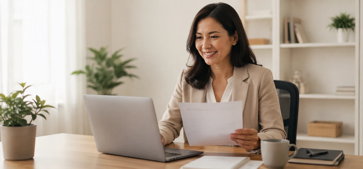 Professional reviewing Prosper Personal Loans offer on laptop